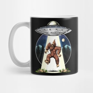 Bigfoot Alien Abduction Mug